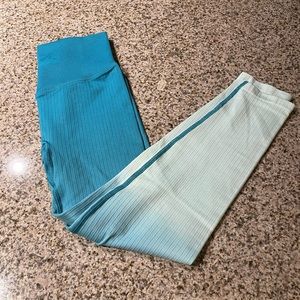 PINK Victoria’s Secret Ribbed Ombré Leggings-XS